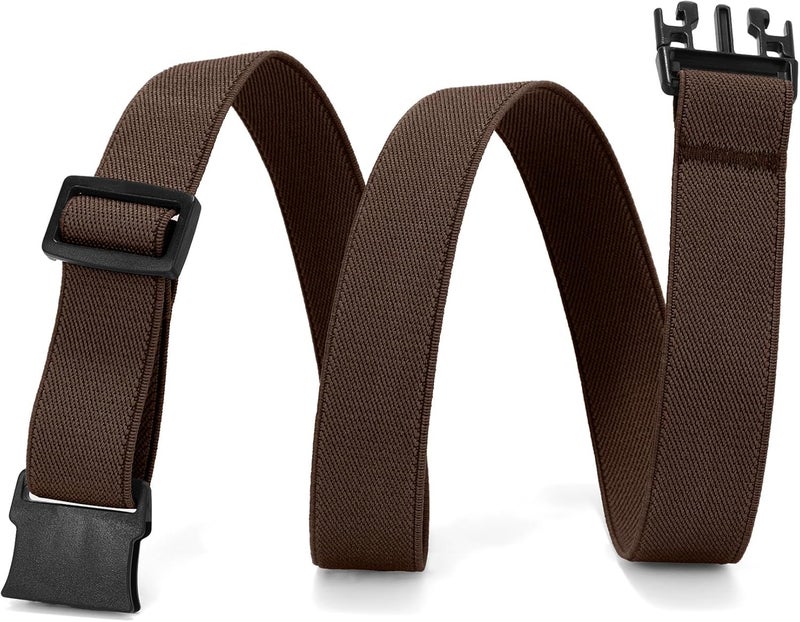 WHIPPY Elastic Kids Belt for Boys Girls - Stretch Invisible Belt with Adjustable Clip Buckle Latch Belts for School Sports - Image 1